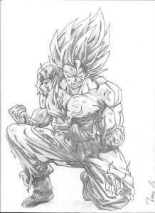 ▷ Imágenes de Goku para Dibujar | Colorear | Listas para Imprimir