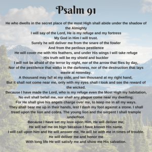 imagenes del salmo 91 en inglés