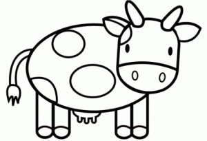 imagenes para colorear de animales de vacas