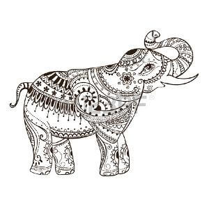 mandalas de elefantes