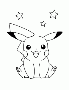 imagenes de pikachu chidas para imprimir