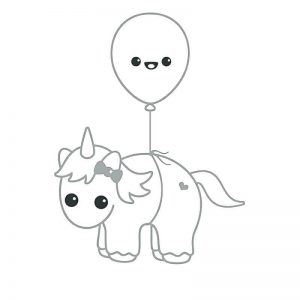 imágenes para colorear de unicornios infantiles