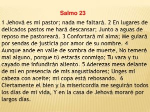 salmo 23 de la biblia imagen