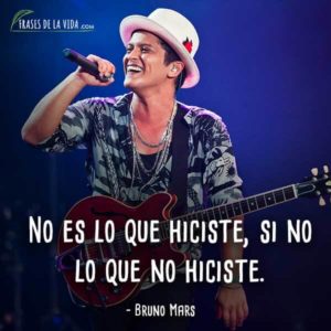 Frases de Bruno Mars para bajar