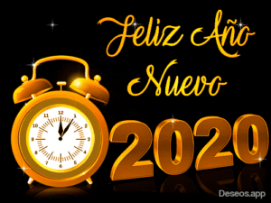 feliz año nuevo 2020 animadas