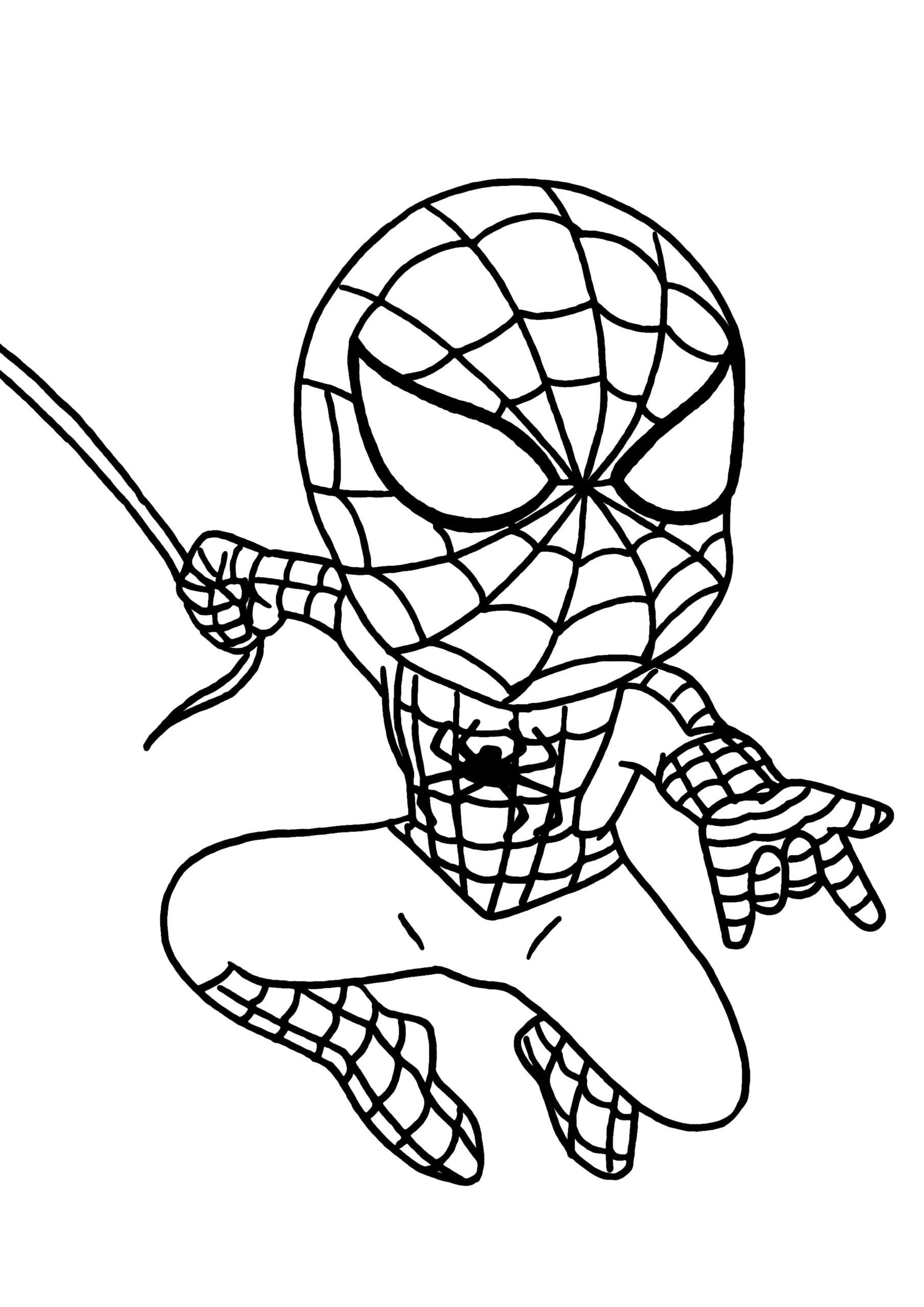 dibujos de spiderman para imprimir