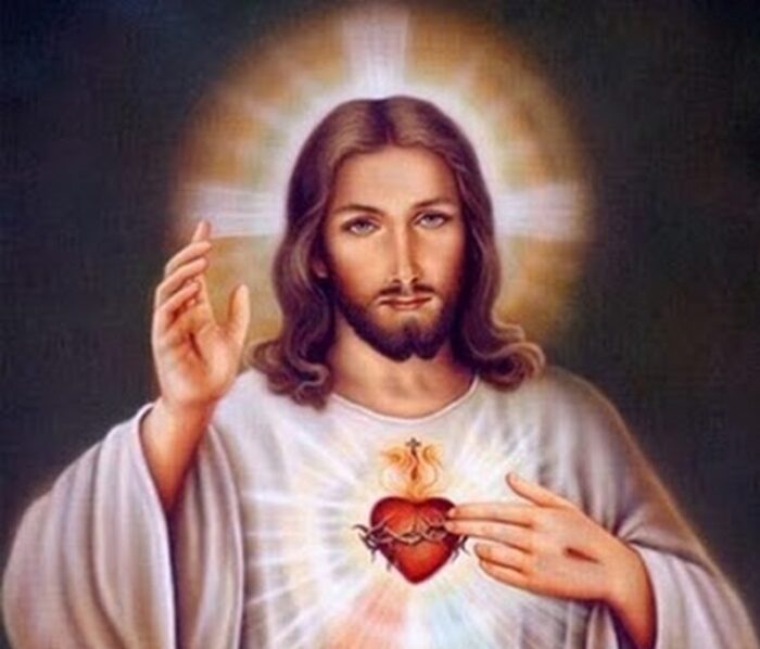Imágenes del Sagrado corazón de Jesús de perfil